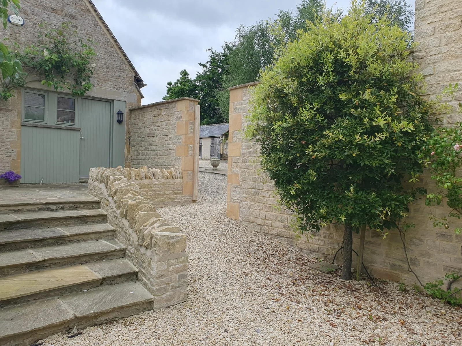 Lime Mortared Walls