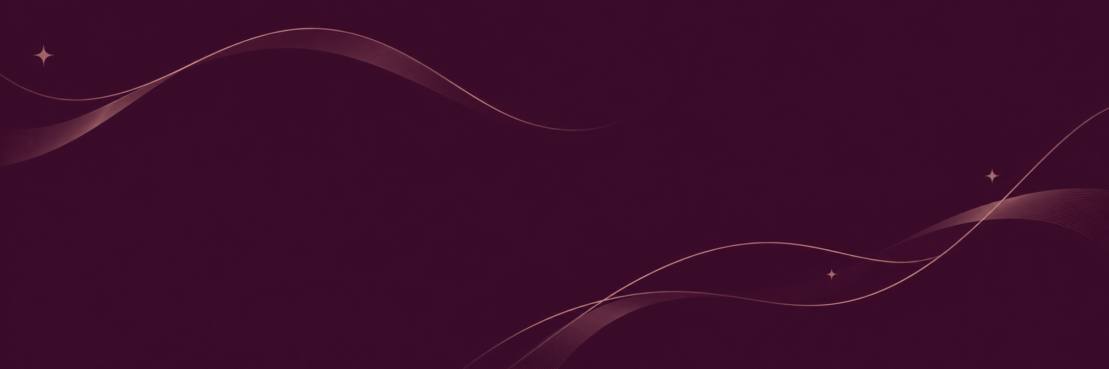 Abstract digital background with flowing lines and stars on a dark purple background.