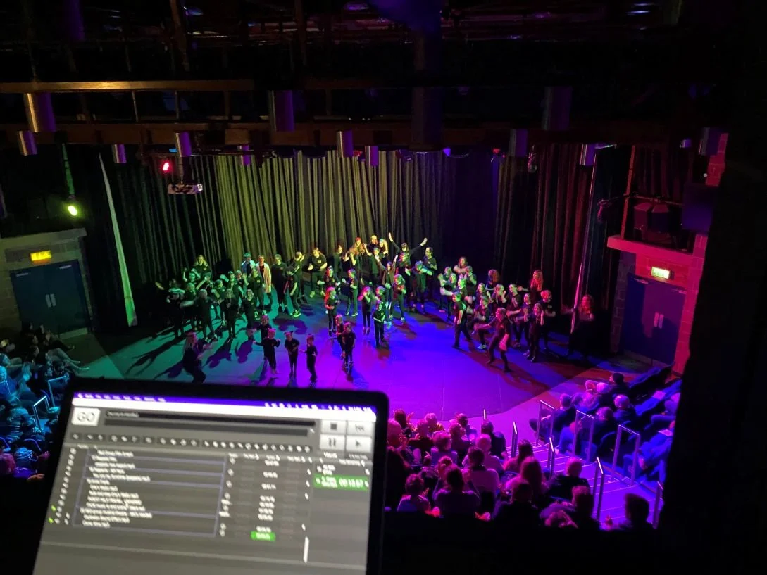Theatre performance and stage lighting