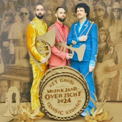 Lokko, Korneel en Senne - campagnebeeld Het Grote Classic Stories Jaaroverzicht 2024