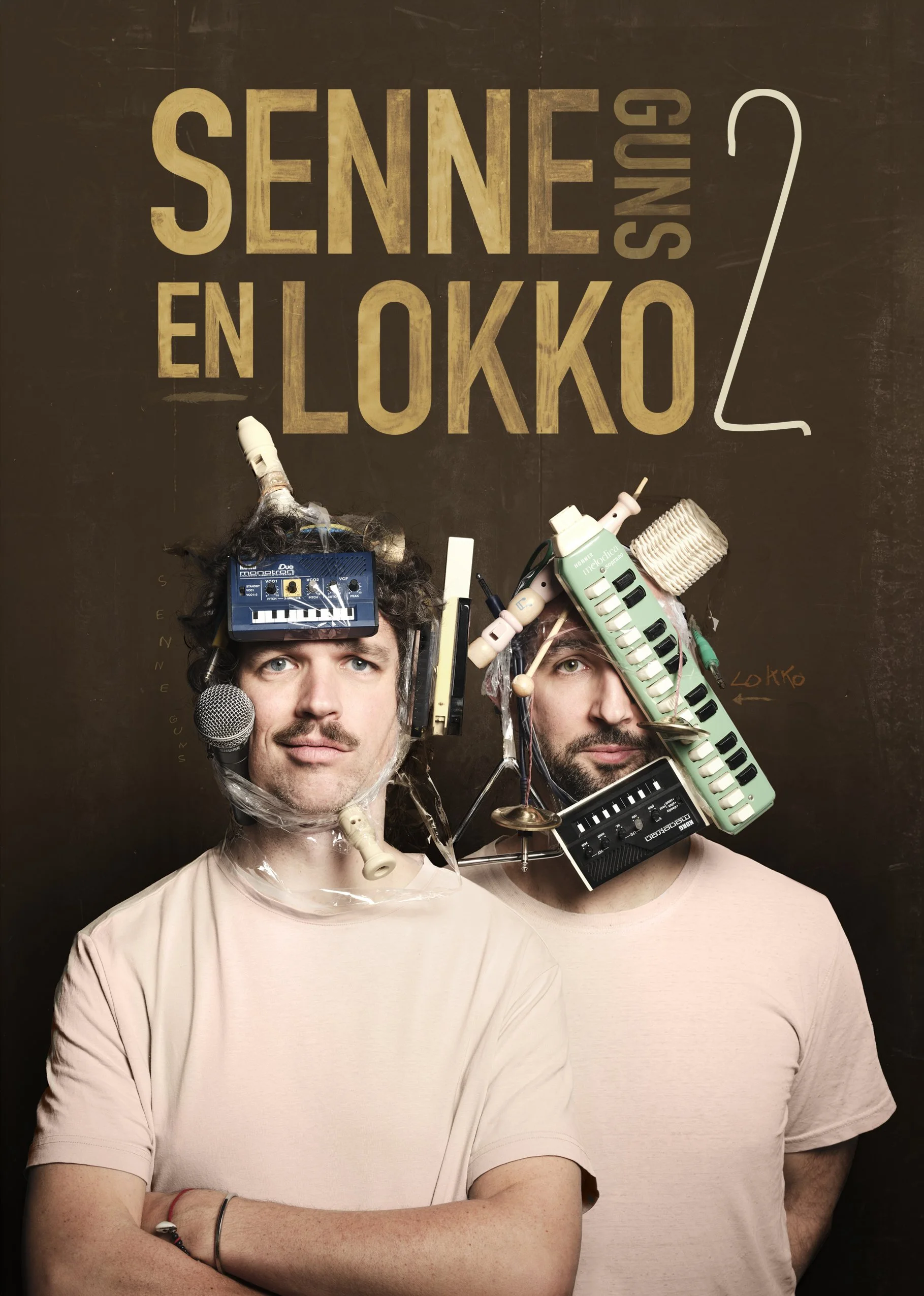 Senne en Lokko 2 - campagnebeeld cabaretvoorstelling