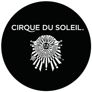 Cirque du Soleil logo on a black background