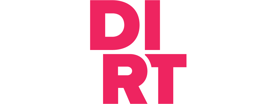 Logo for Denver Immersive Repertory Theater in pink and white text.