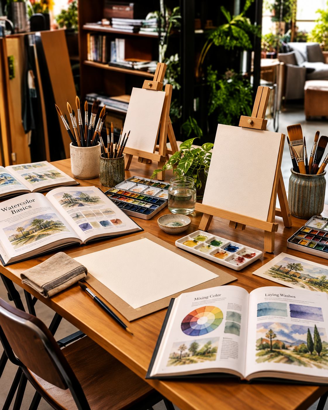 Maker's Lounge: Watercolor Station