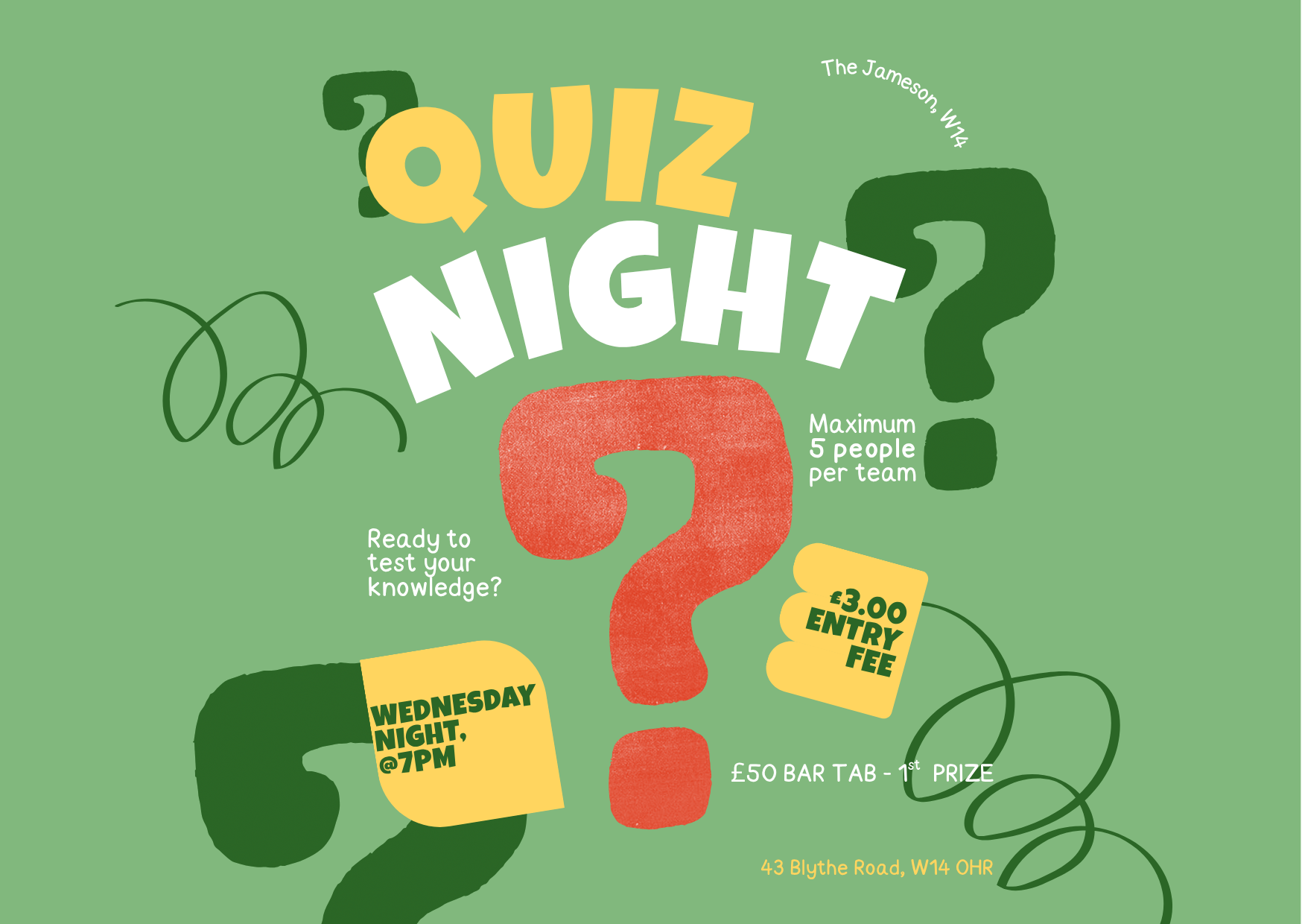 The Jameson's Pub Quiz