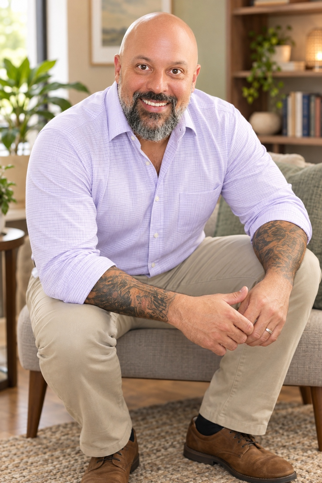 Portrait of Fernando Rodriguez, veterans therapist Georgetown TX.