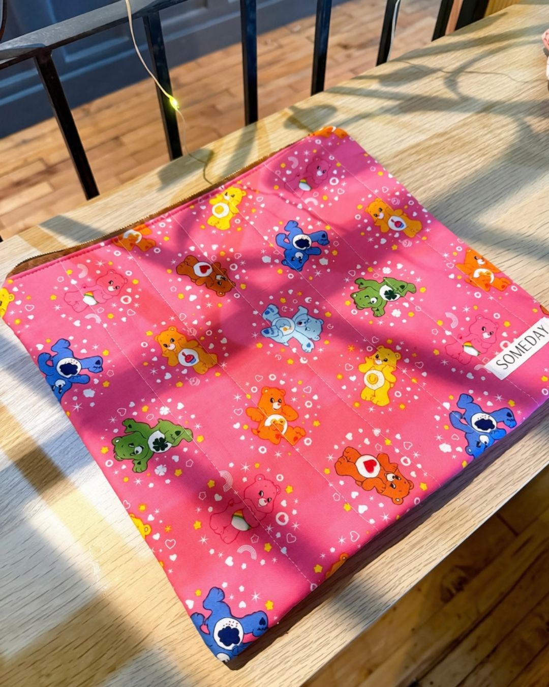 Pink Care Bear Ipad/Tablet Sleeve
