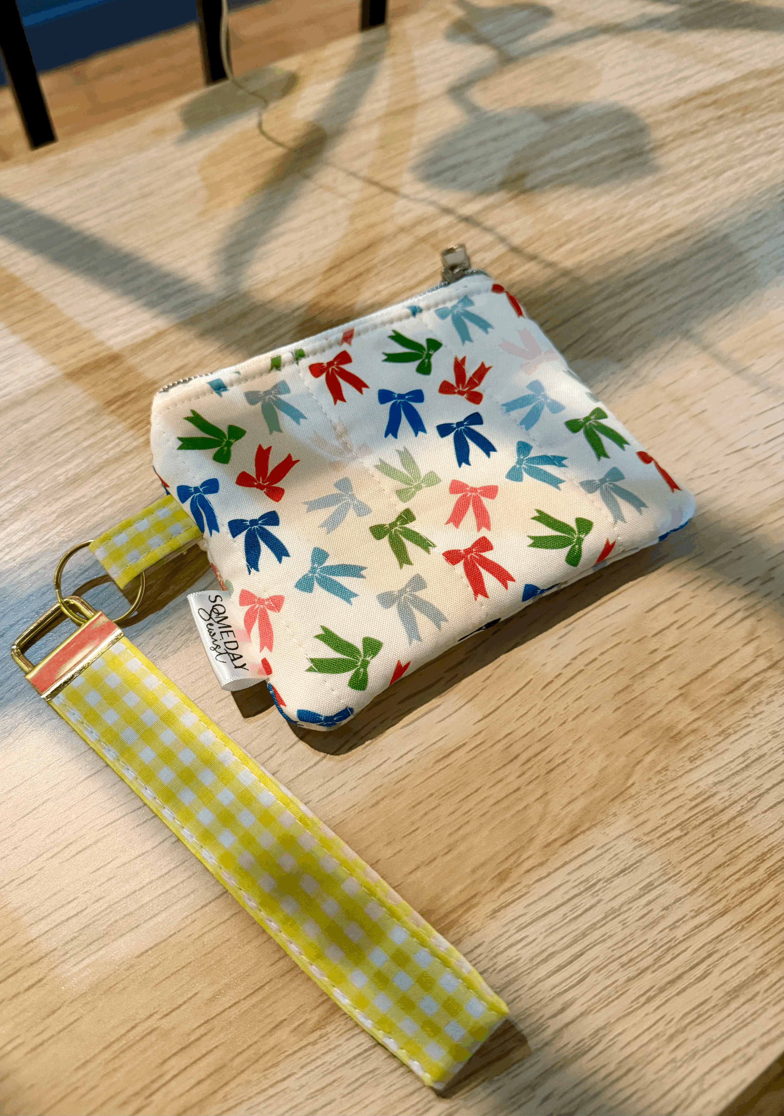 Bows Money Pouch and Wristlet Set