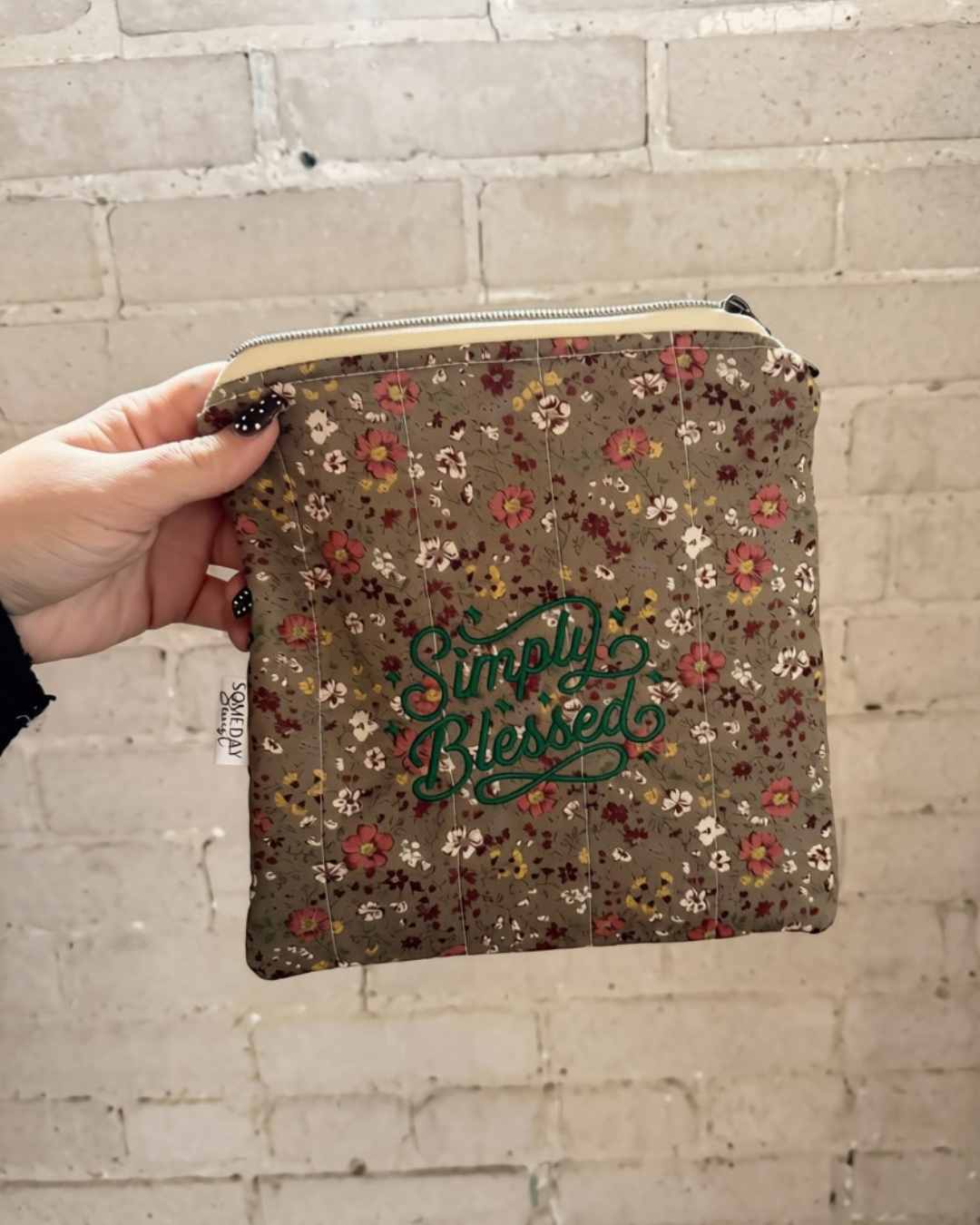 Small Brown Flower E-Reader Sleeve