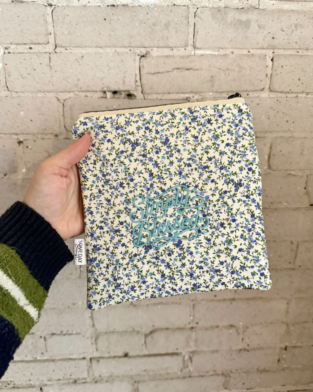 Small Wildflower Simply Blessed E-Reader Sleeve