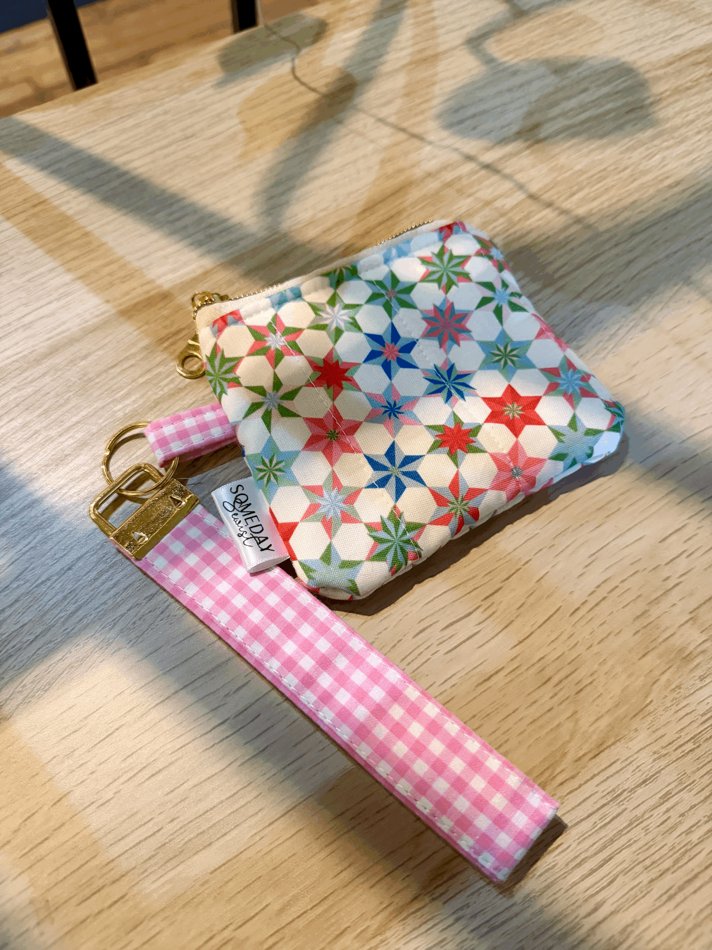 Ditzy Star Money Pouch and Wristlet Set