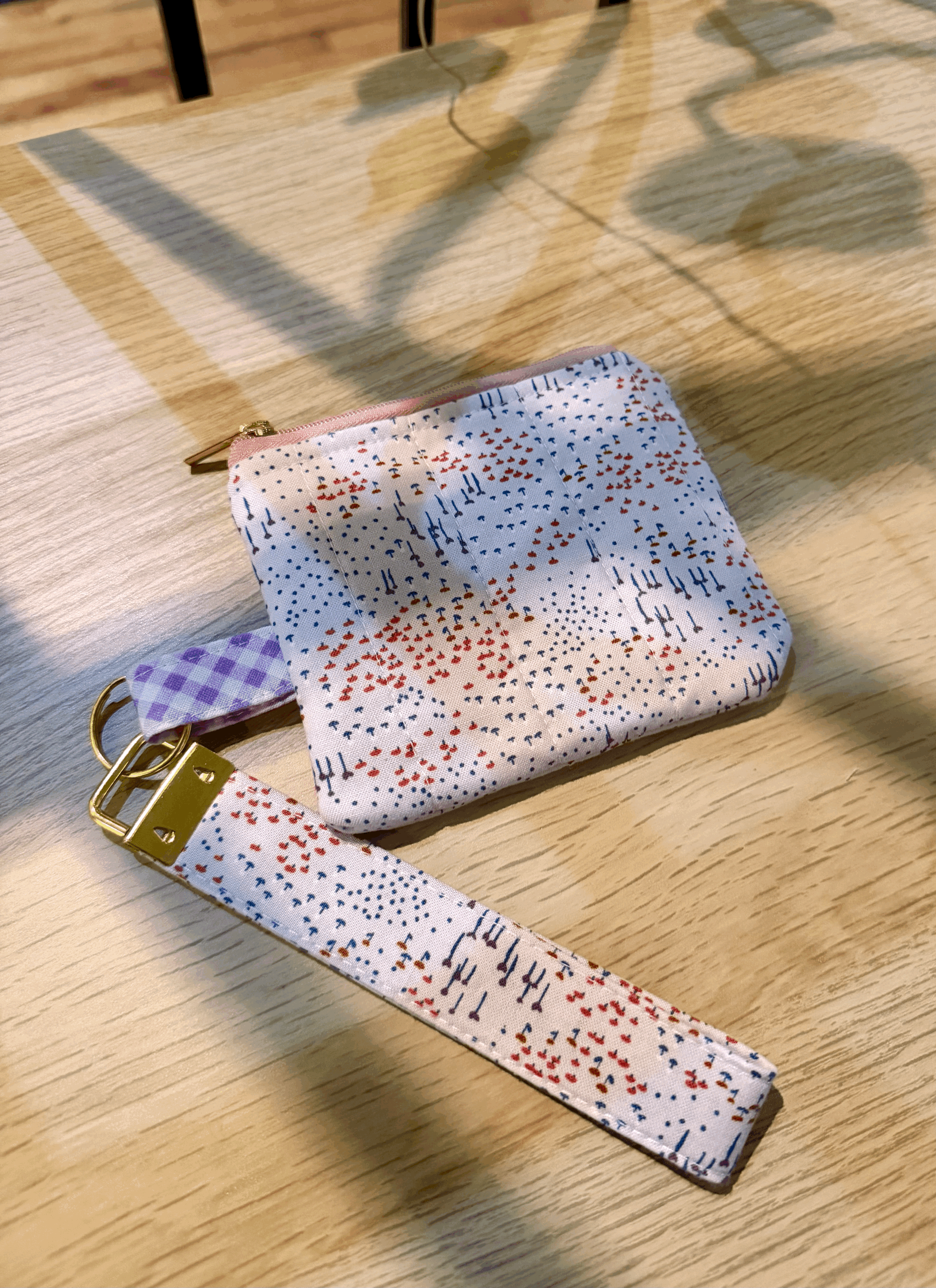 Mini Shroom Money Pouch and Wristlet Set