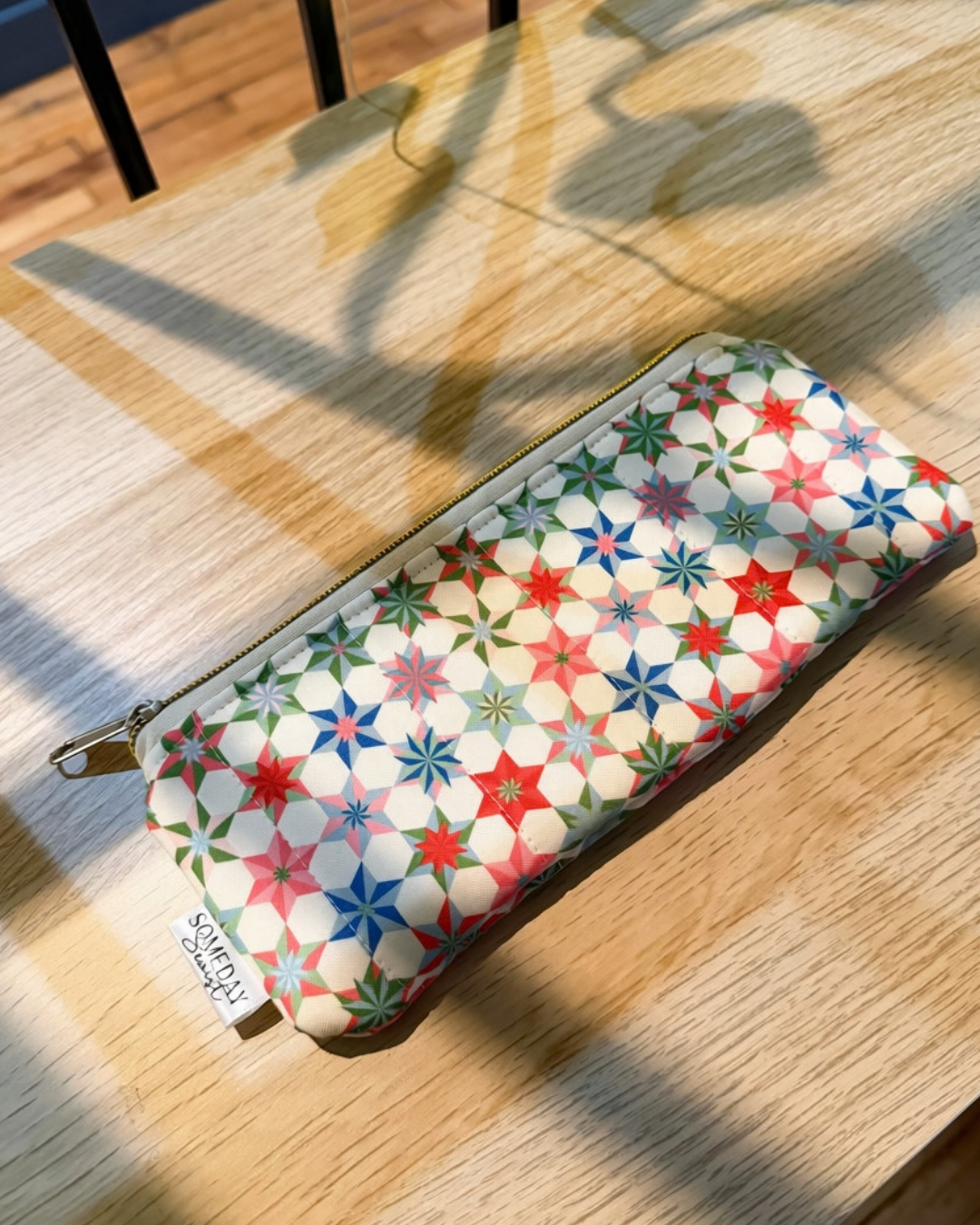 Ditzy Star Pencil/Glasses Case