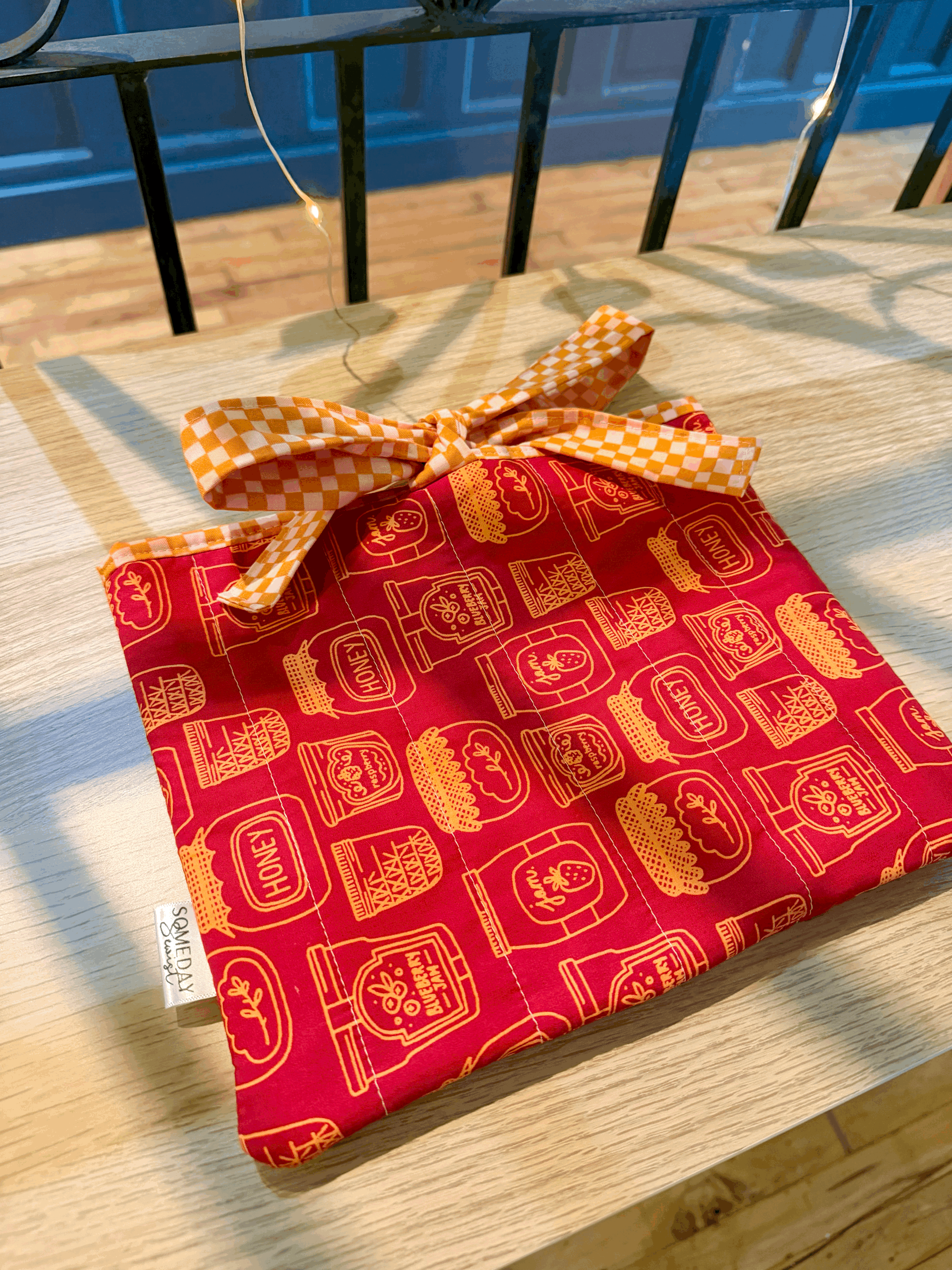 Farmers Market Ribbon Enclosure Book Sleeve