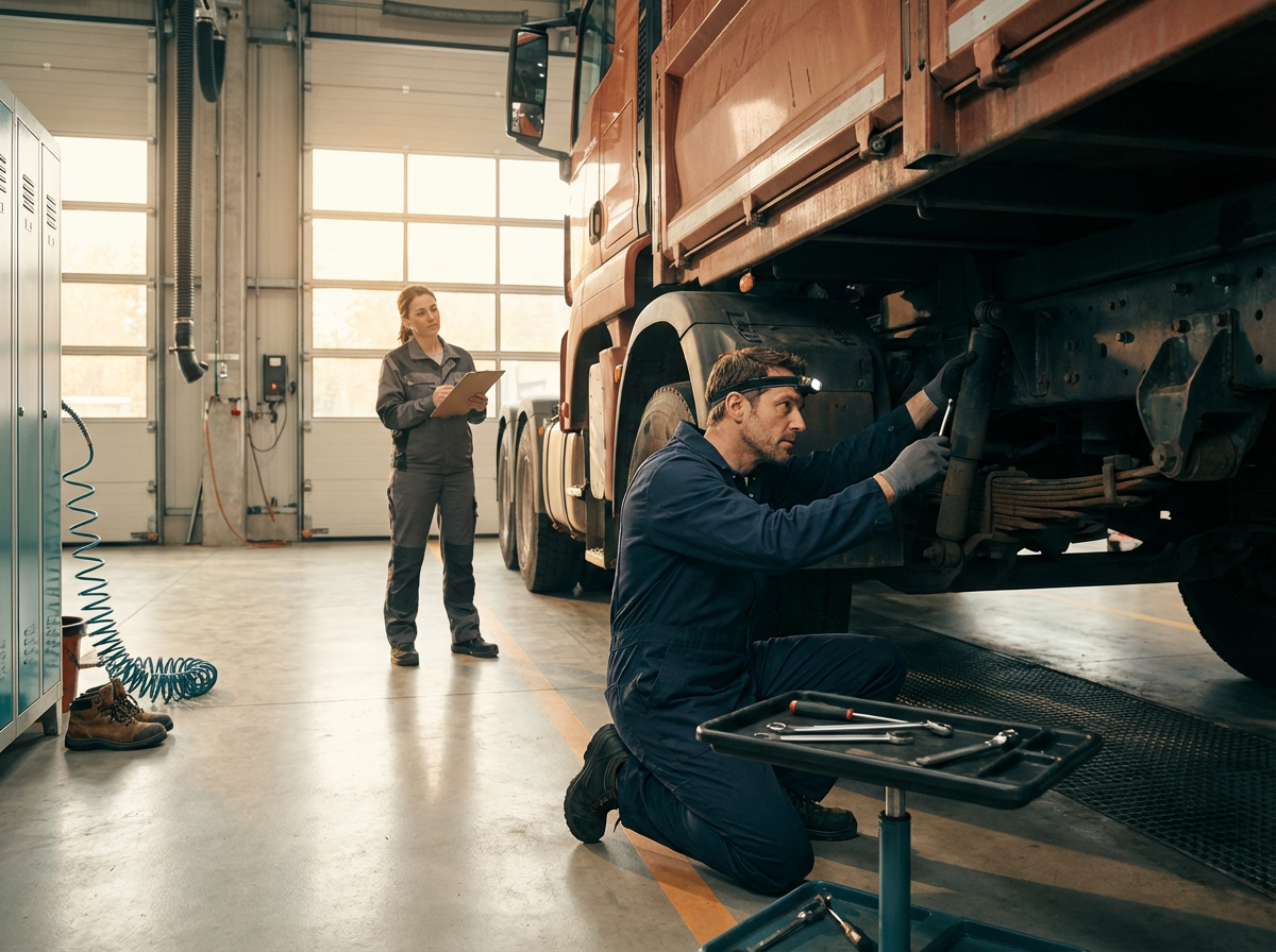 Truck Suspension Inspection