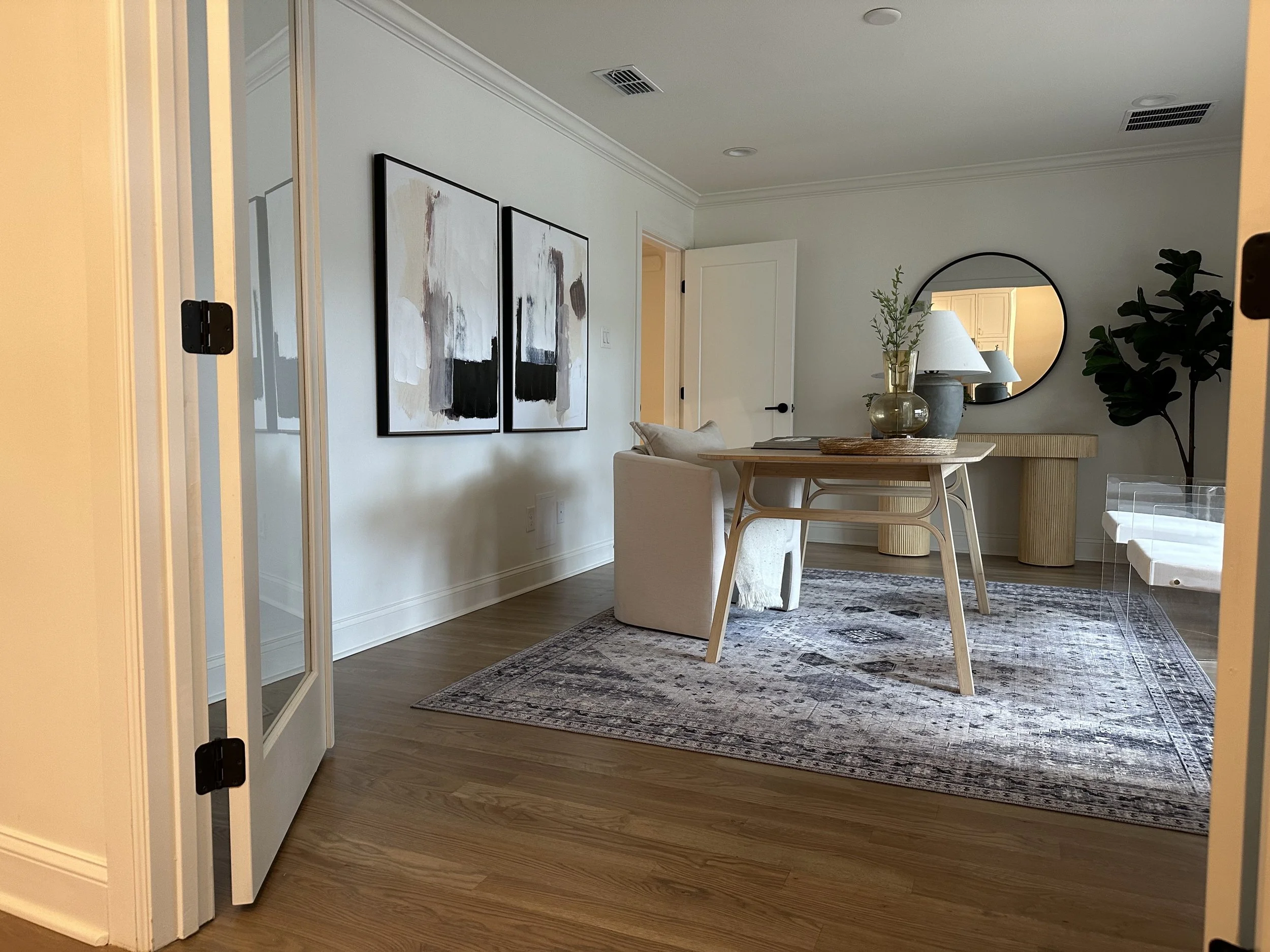 After - Formal Living (Home Office)