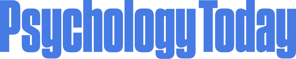 Psychology Today logo with large blue text on a white background.