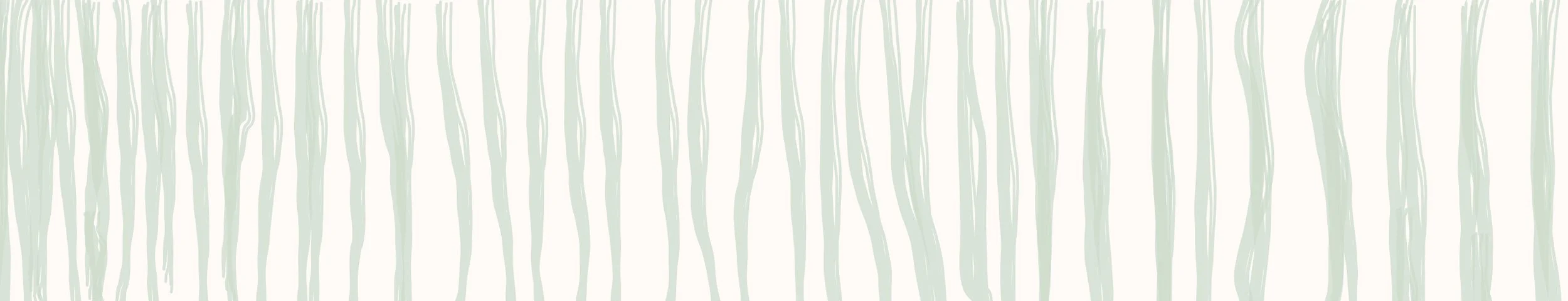 Seaglass green and white vertical striped pattern.