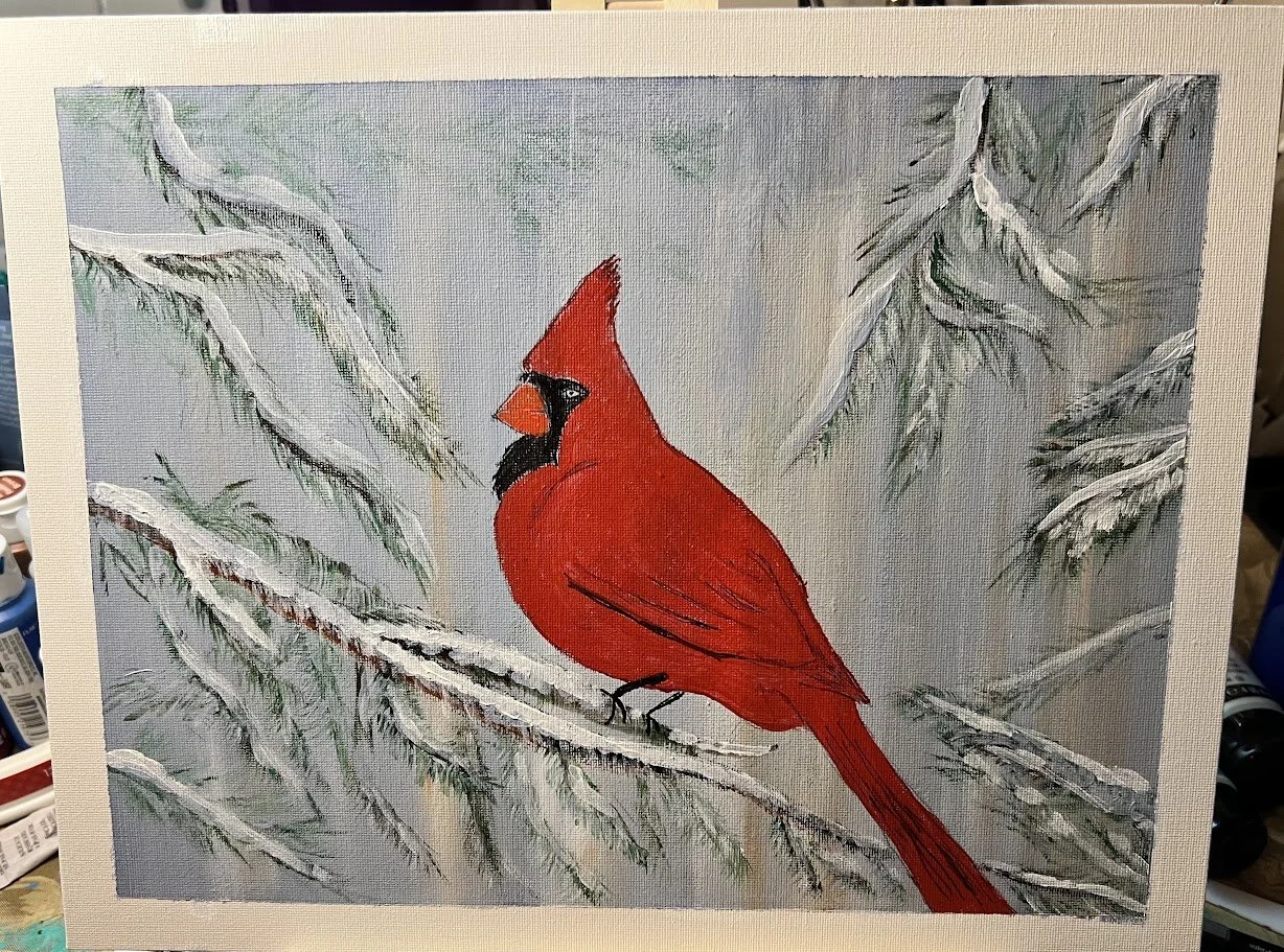 Cardinal in the snow.jpeg