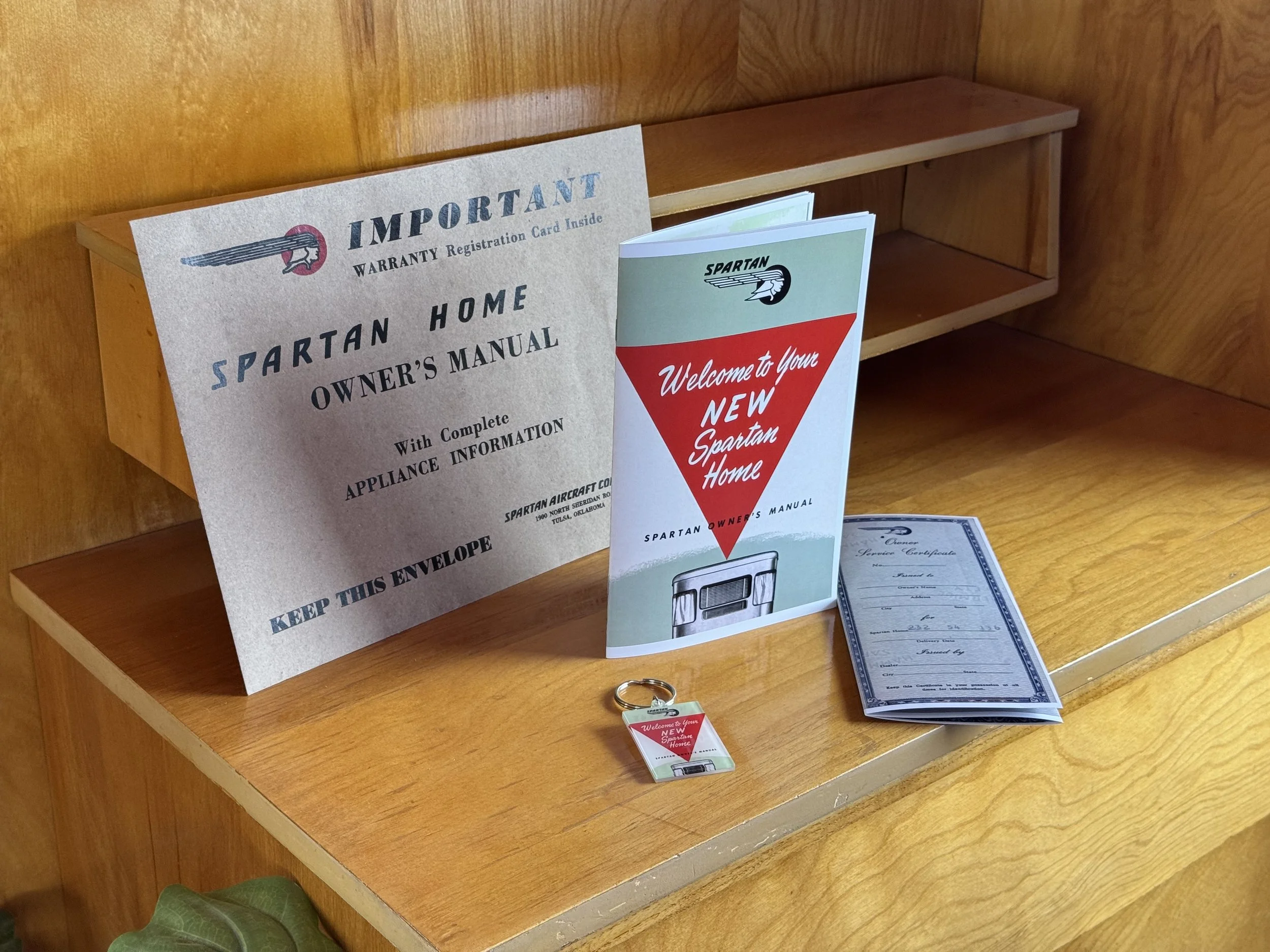 1950’s Spartan Trailer Owners Packet Exact Replica