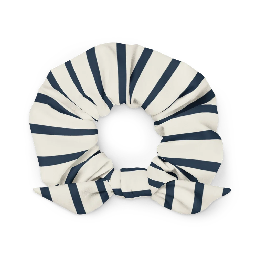 The Sea Stripe Scrunchie