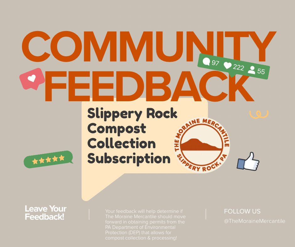 Community Feedback Request - Slippery Rock PA Compost Collection Subscription