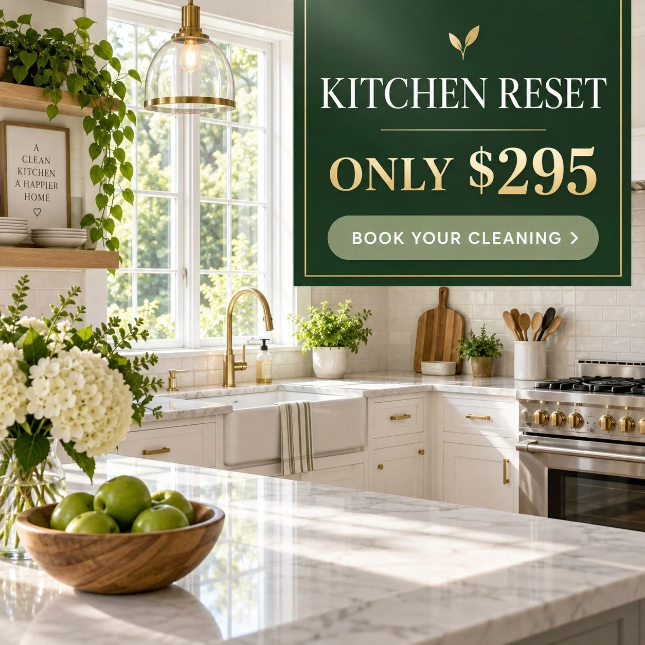 Your weekend doesn&rsquo;t have to be spent scrubbing the kitchen. 🌿

Let Elevate KBC Professional Cleaning Services handle the detailed work while you spend your time doing what matters most.

For a limited time, schedule a professional Kitchen Dee