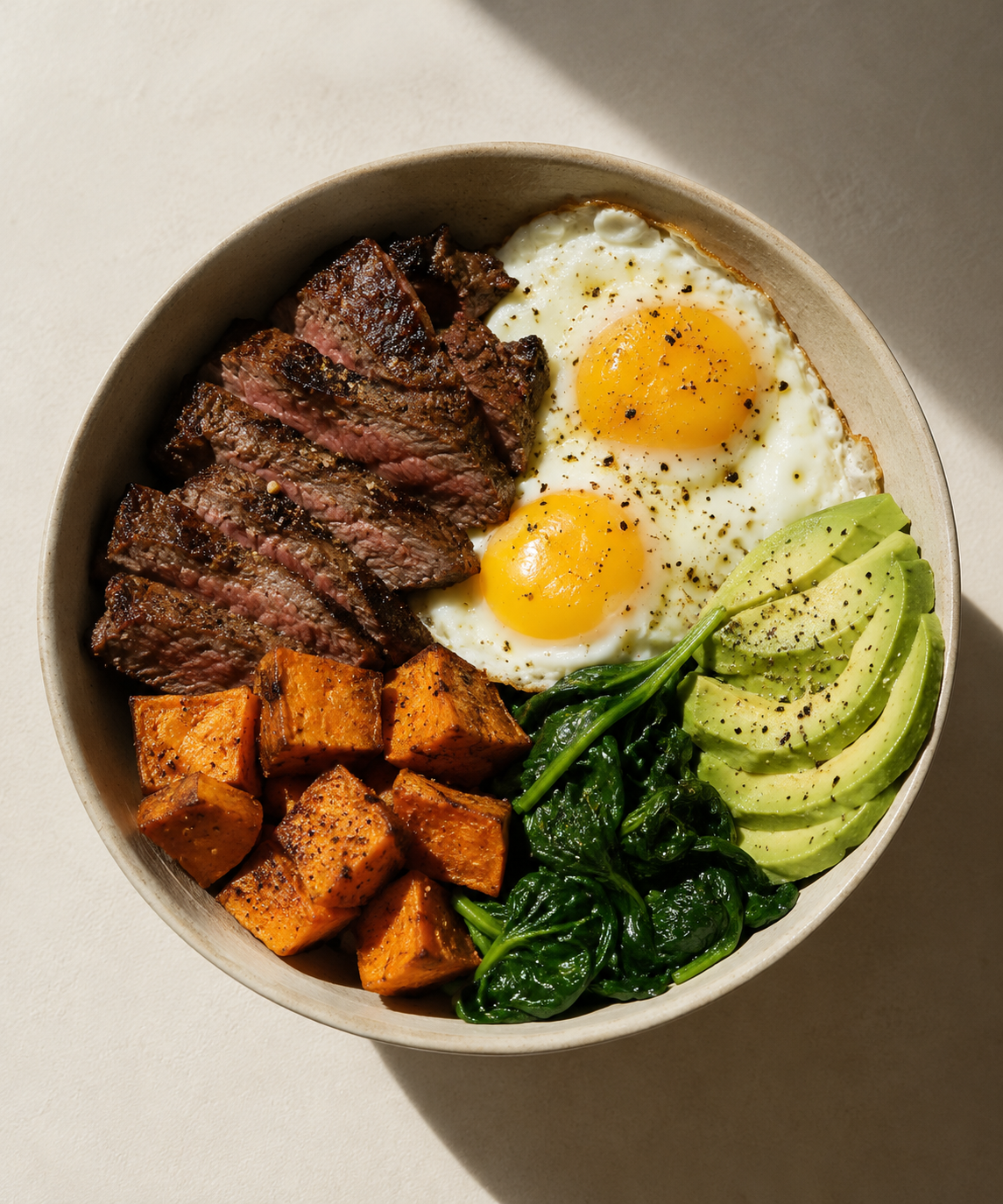 Steak and Egg Power Bowl