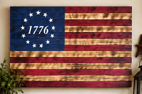 1776 - 13 Colonies - American Flag