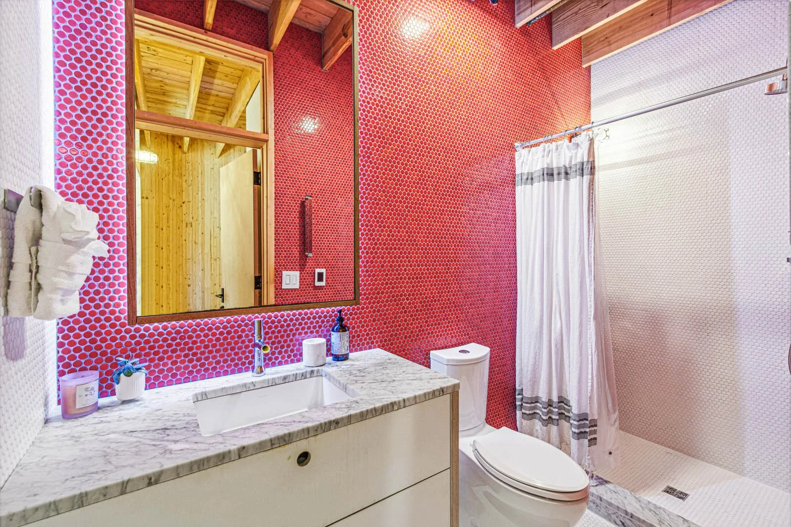 ARK-NORDIKA-Longhaus-Modern-Bathroom-White-Vanity-Red-Mosaic-Tile.jpeg