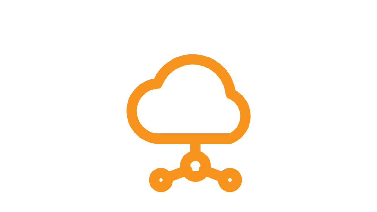 Connected cloud icon
