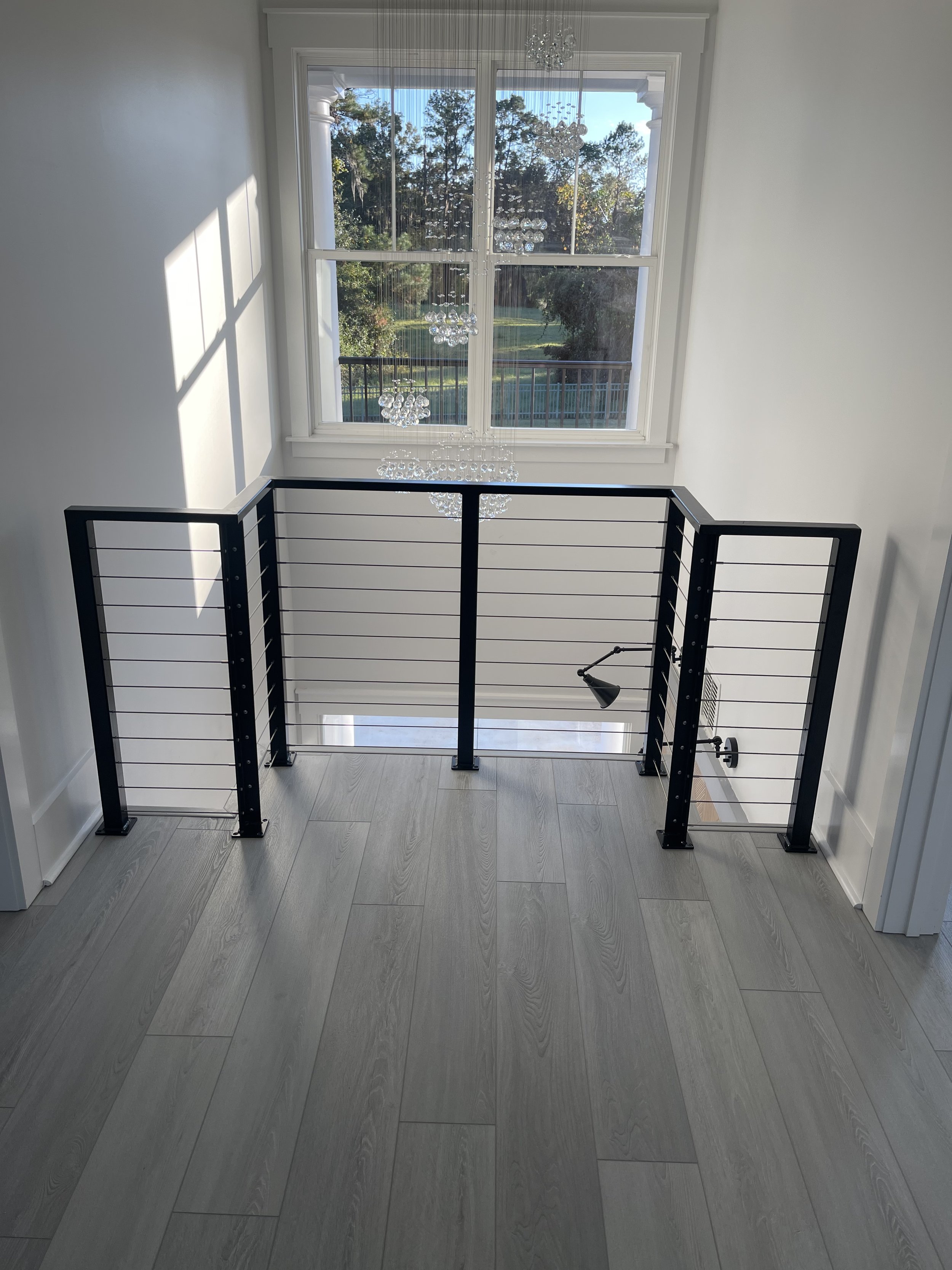 Custom metal handrail
