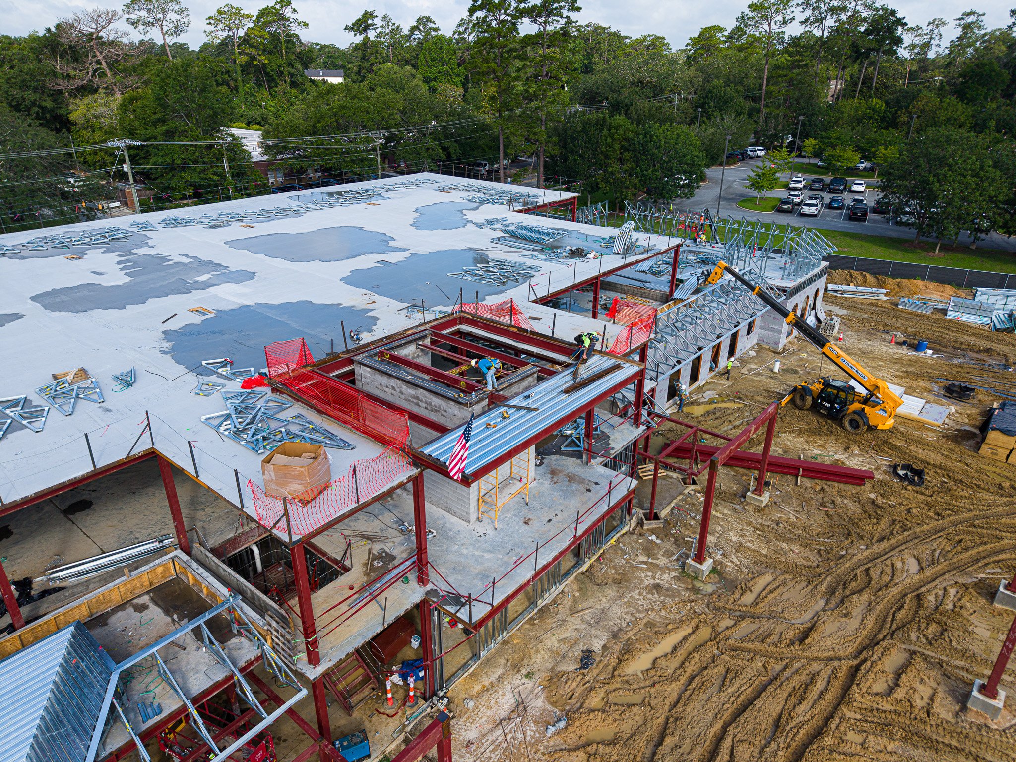 Metal Fabrication on construction of Archbold Orthopedic Center in Thomasville Georgia