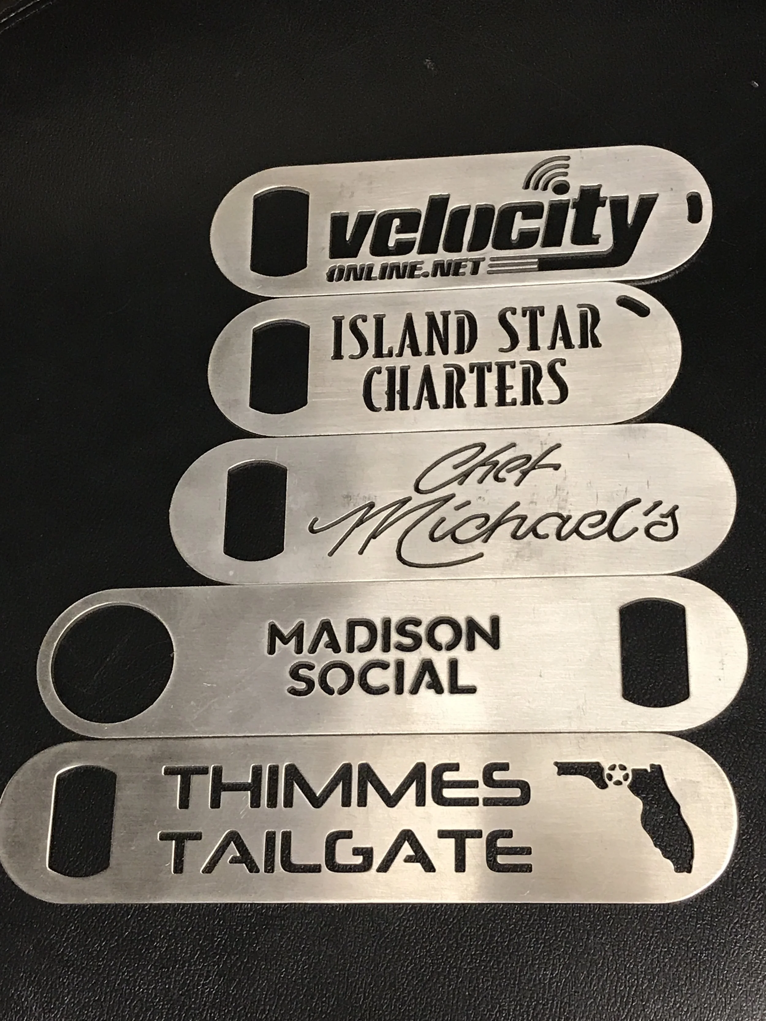 Custom metal bottle openers in tallahassee