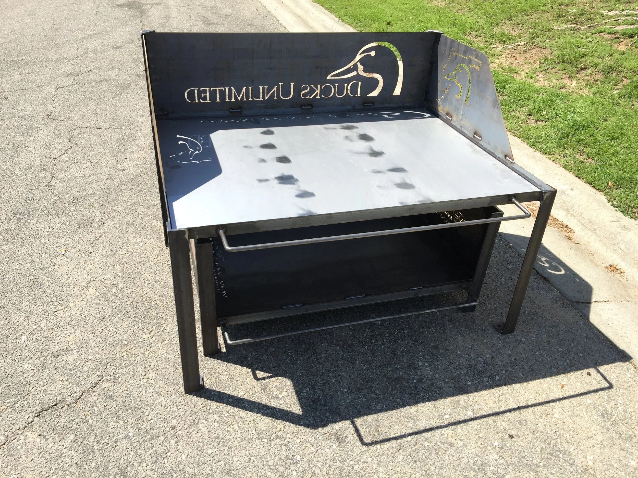 Custom metal handrail