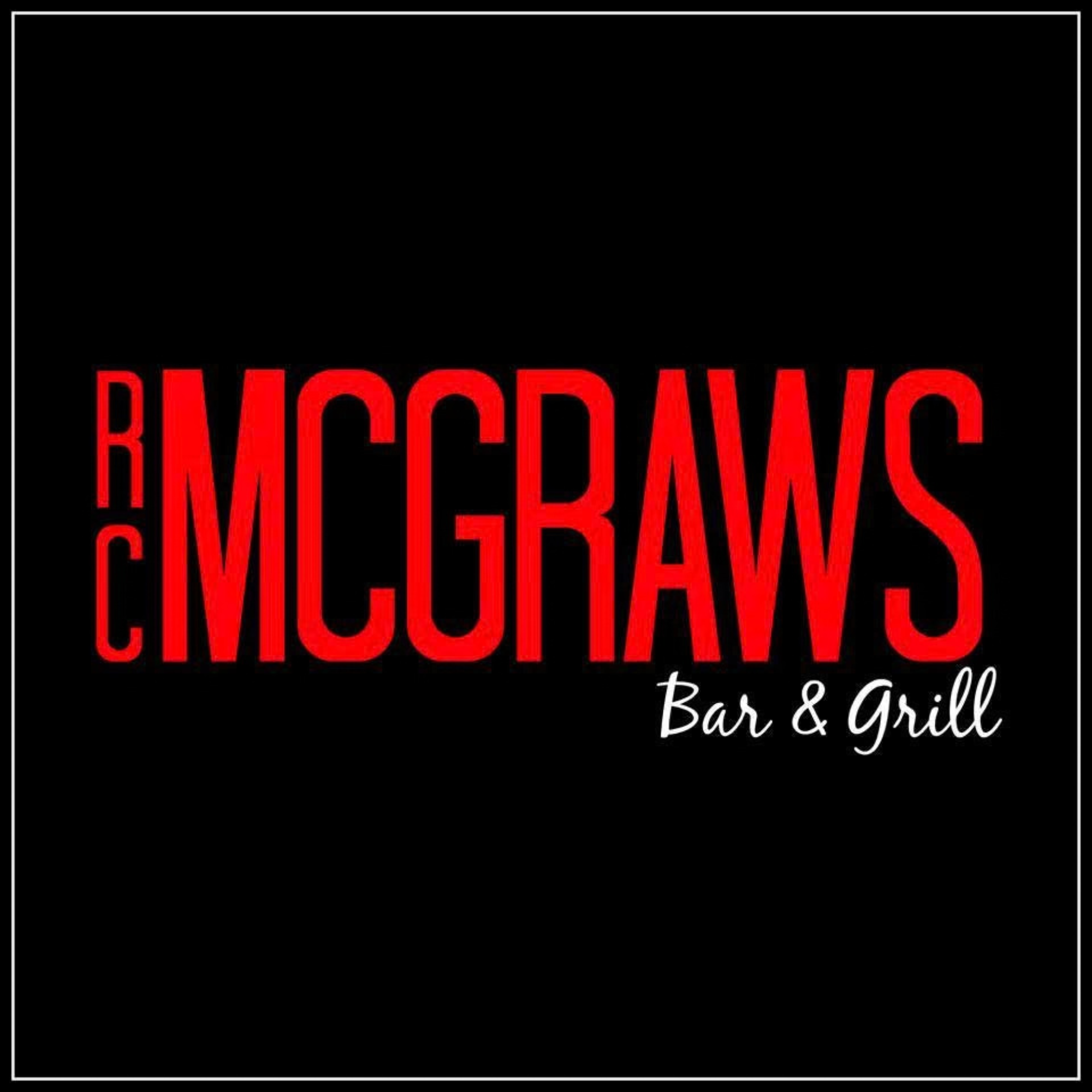 Black background with red and white text reading "SMOKING RIVERCATS Bar & Grill".