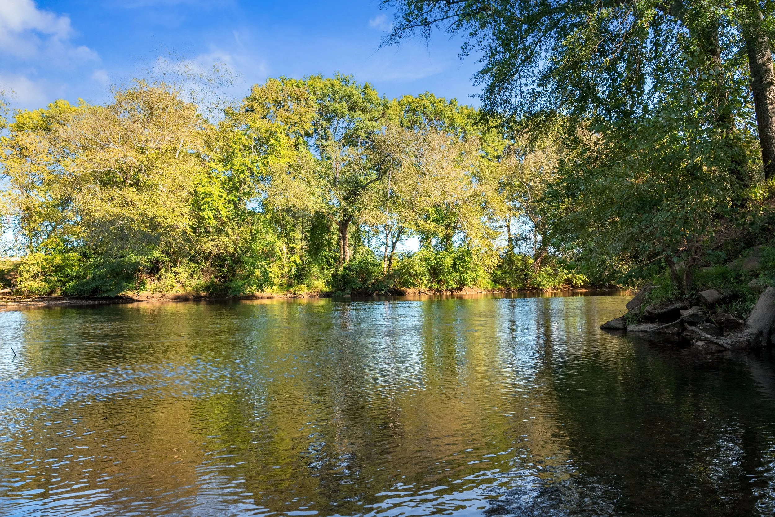 River Frontage at the Ocoee River Estate in East Tennessee