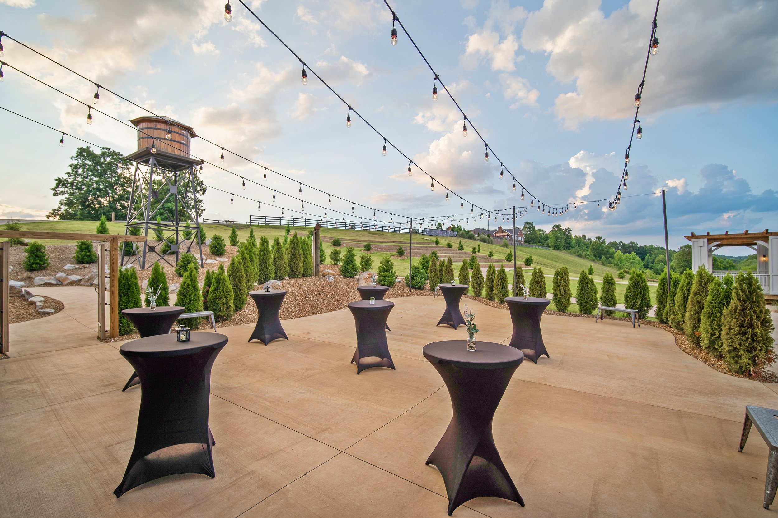 Private Riverfront Amphitheater in Tennessee with stunning mountain views