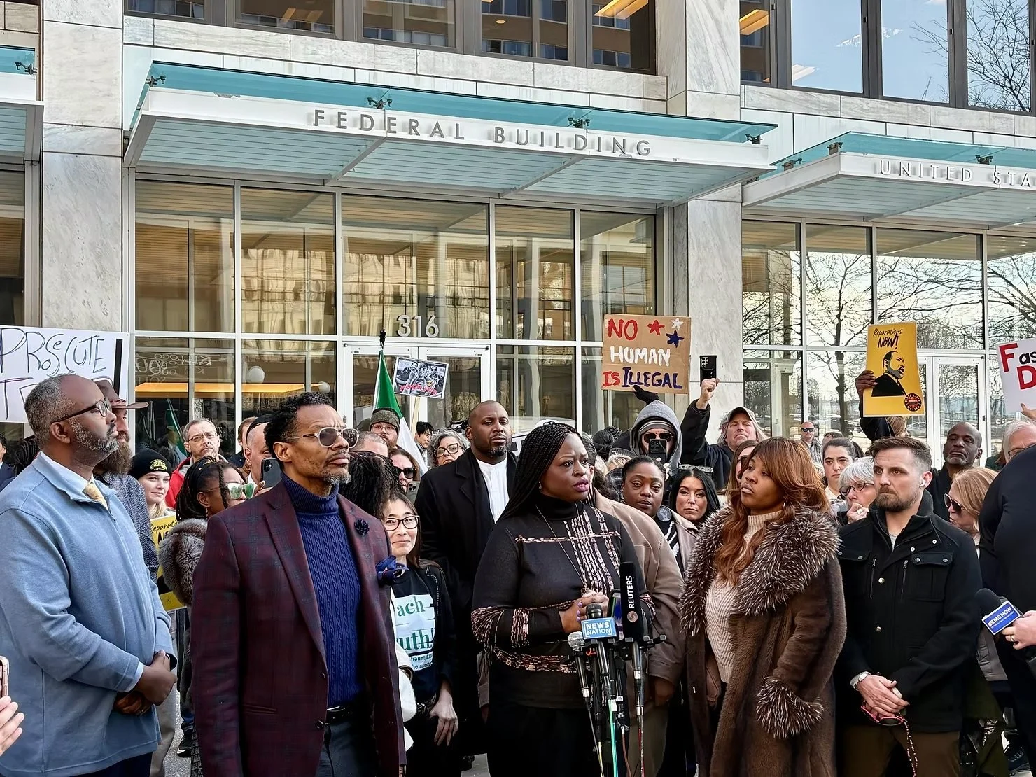 Defiant in resistance: Not guilty pleas for five of the nine charged in the Cities Church protest