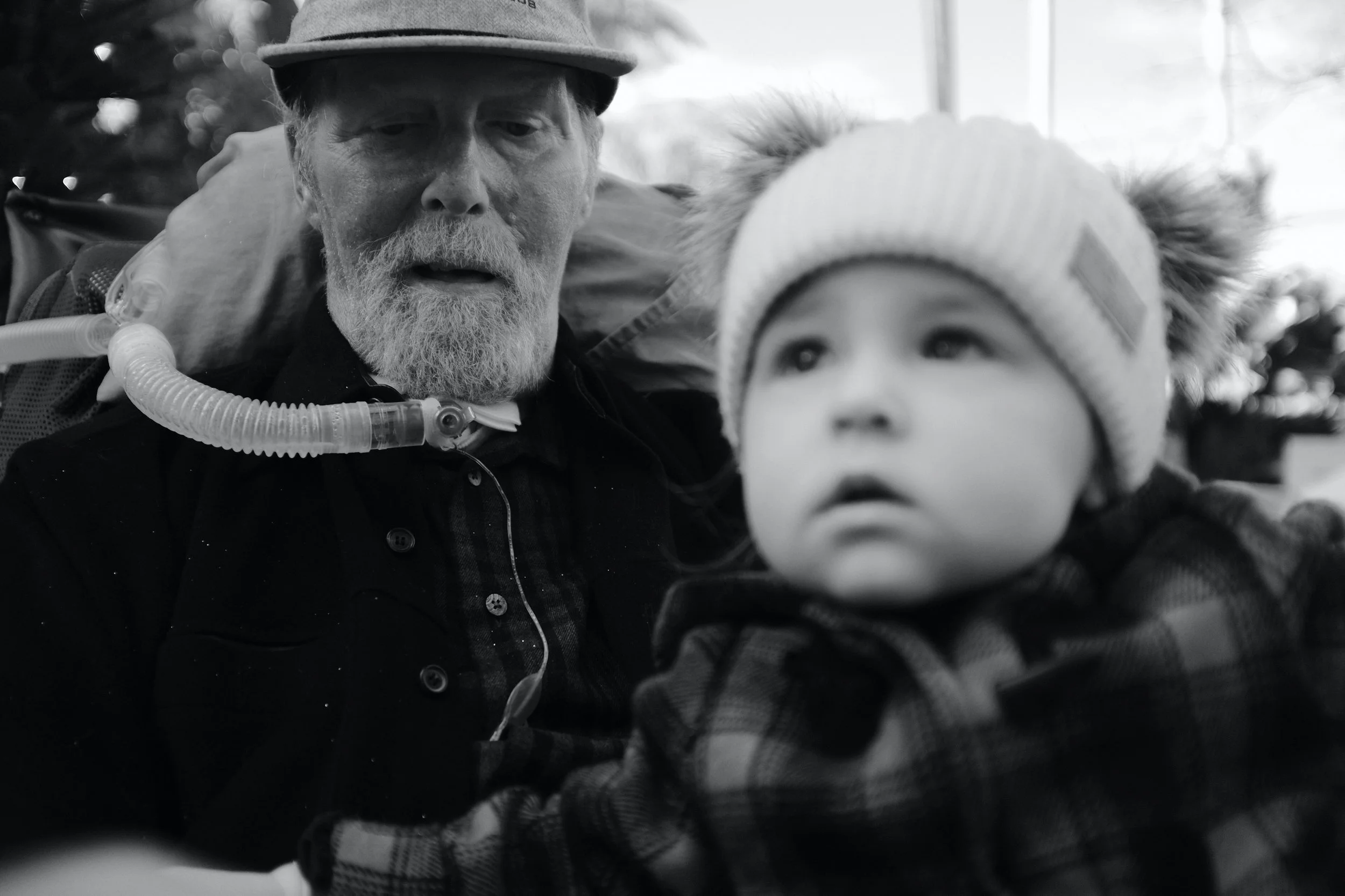 Christmas with his granddaughter Joss.jpeg