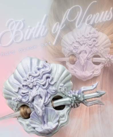 BIRTH OF VENUS HAIR PIECE SET ⋆｡˚