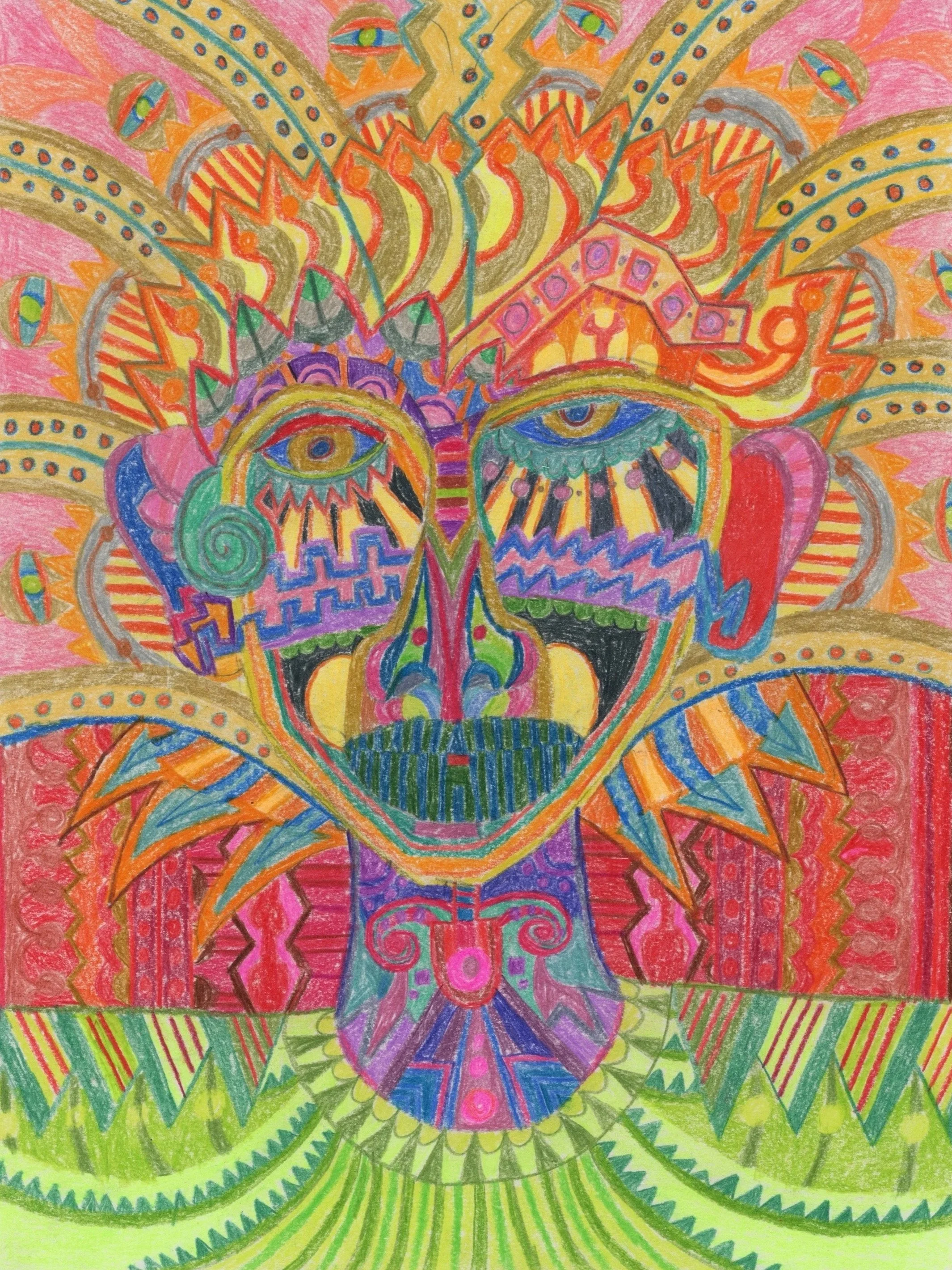 Man in Amphitheater