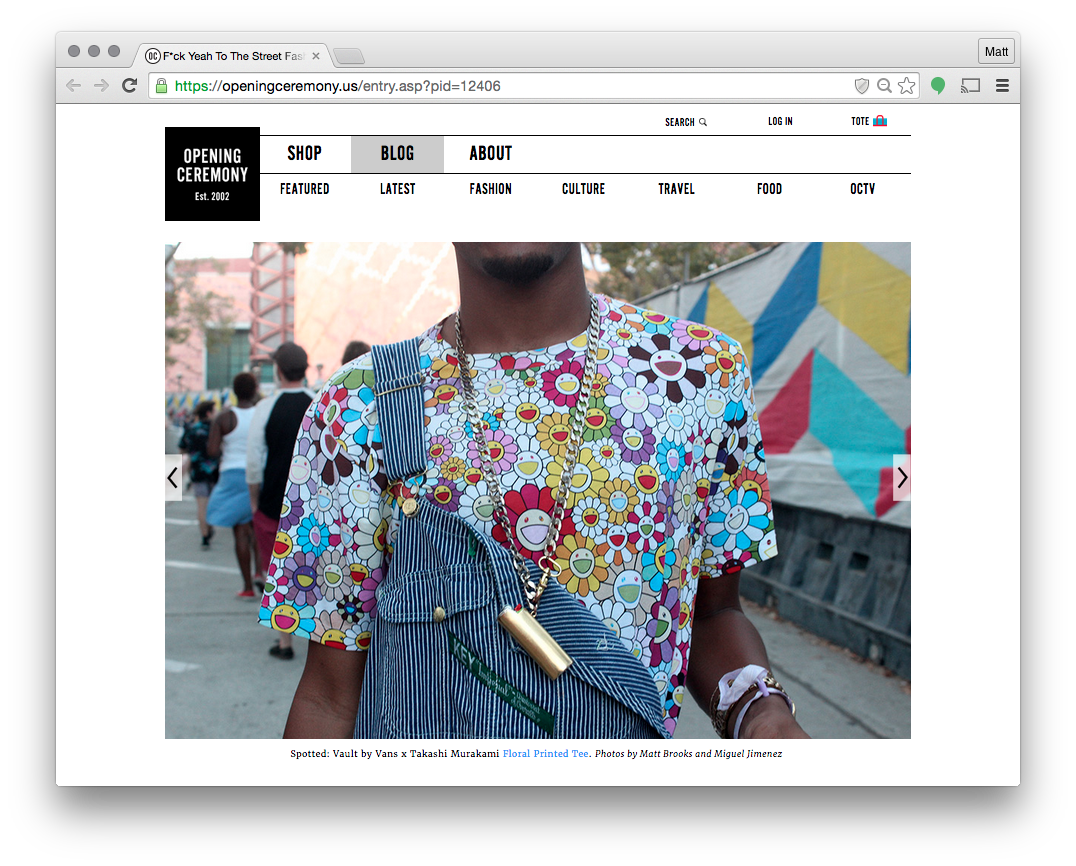 Opening Ceremony – Editorial Contributor