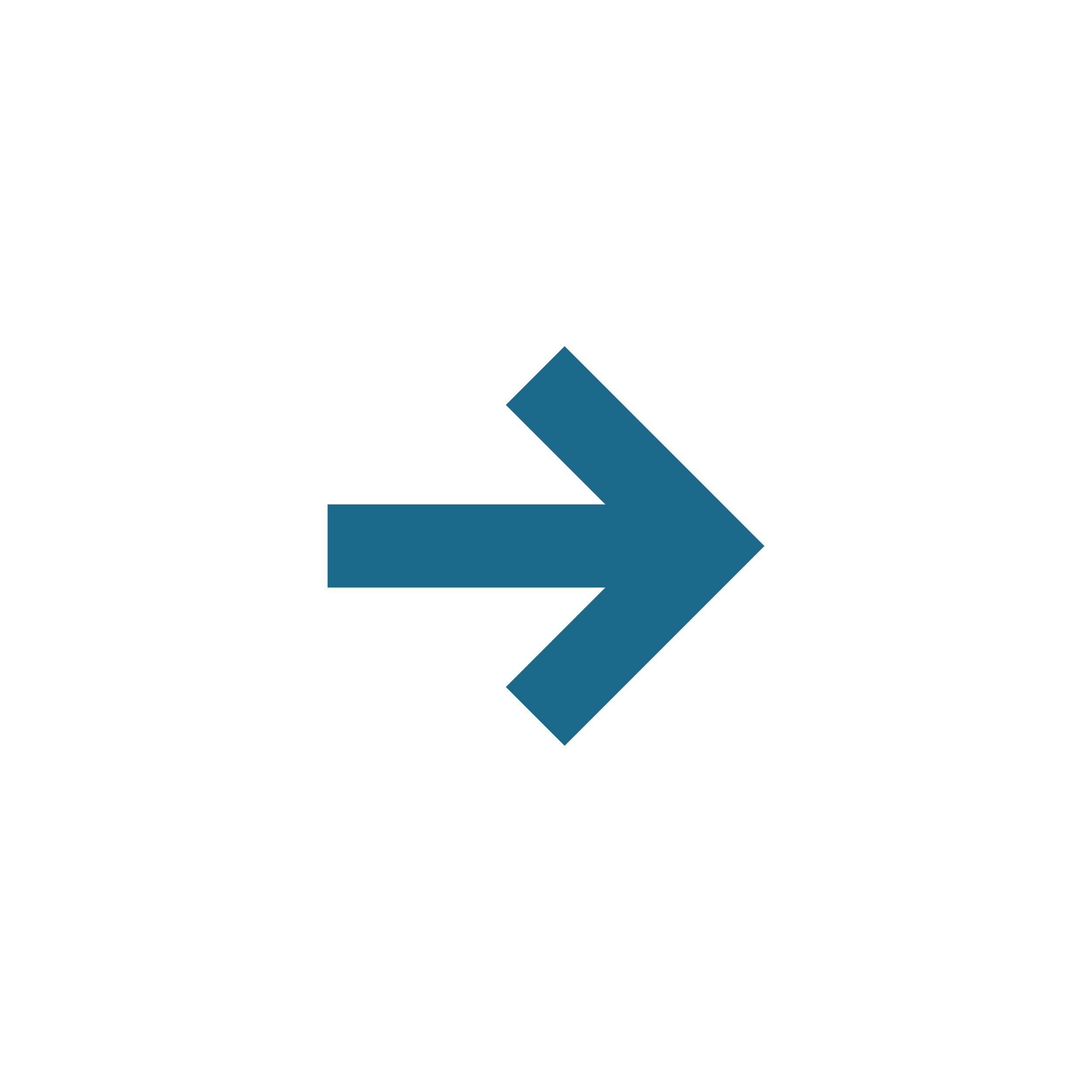 Black background with a blue geometric arrow shape pointing right.