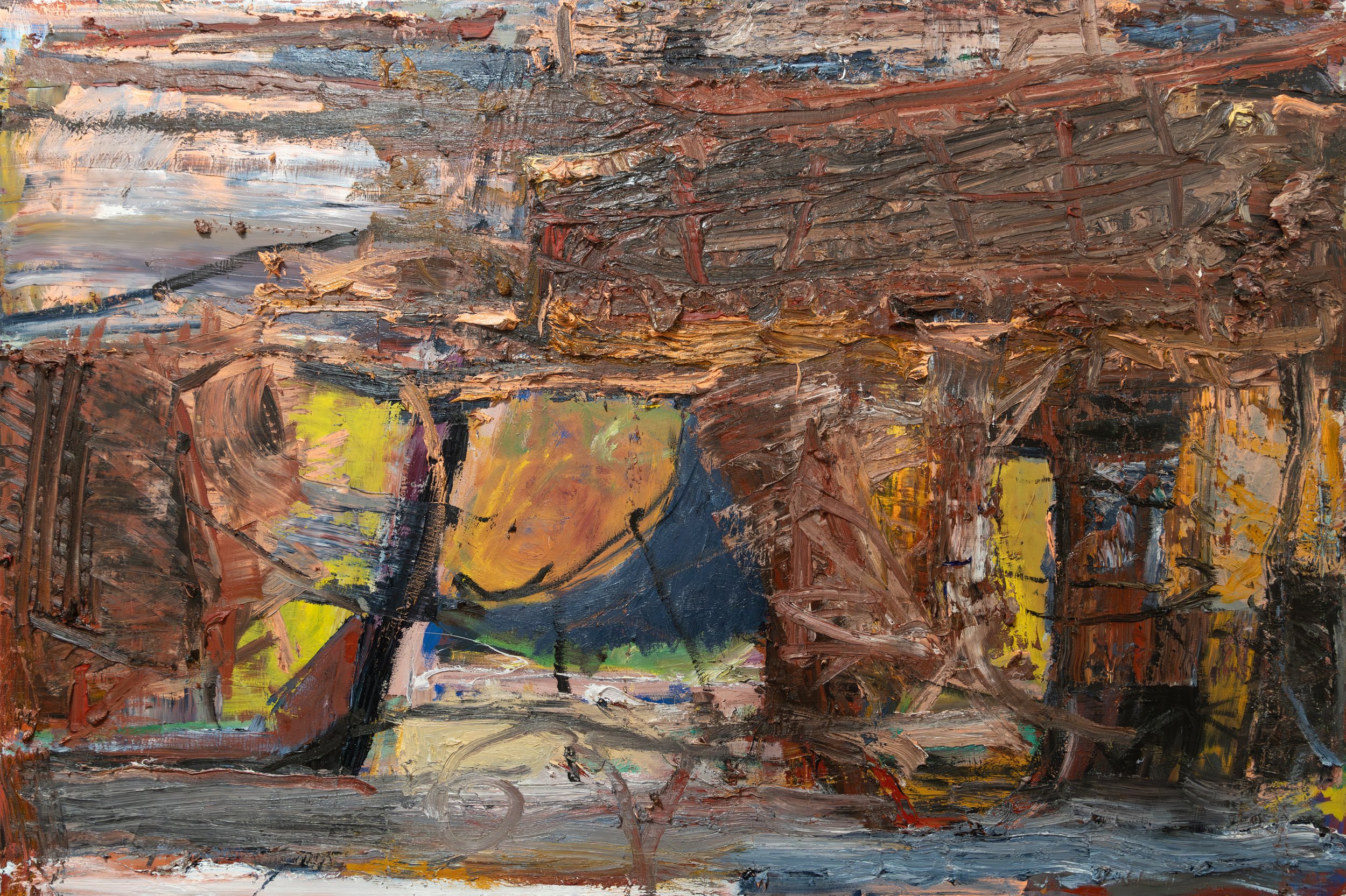 Cow's Dream, 2026. Oil on canvas, 121 x 182cm