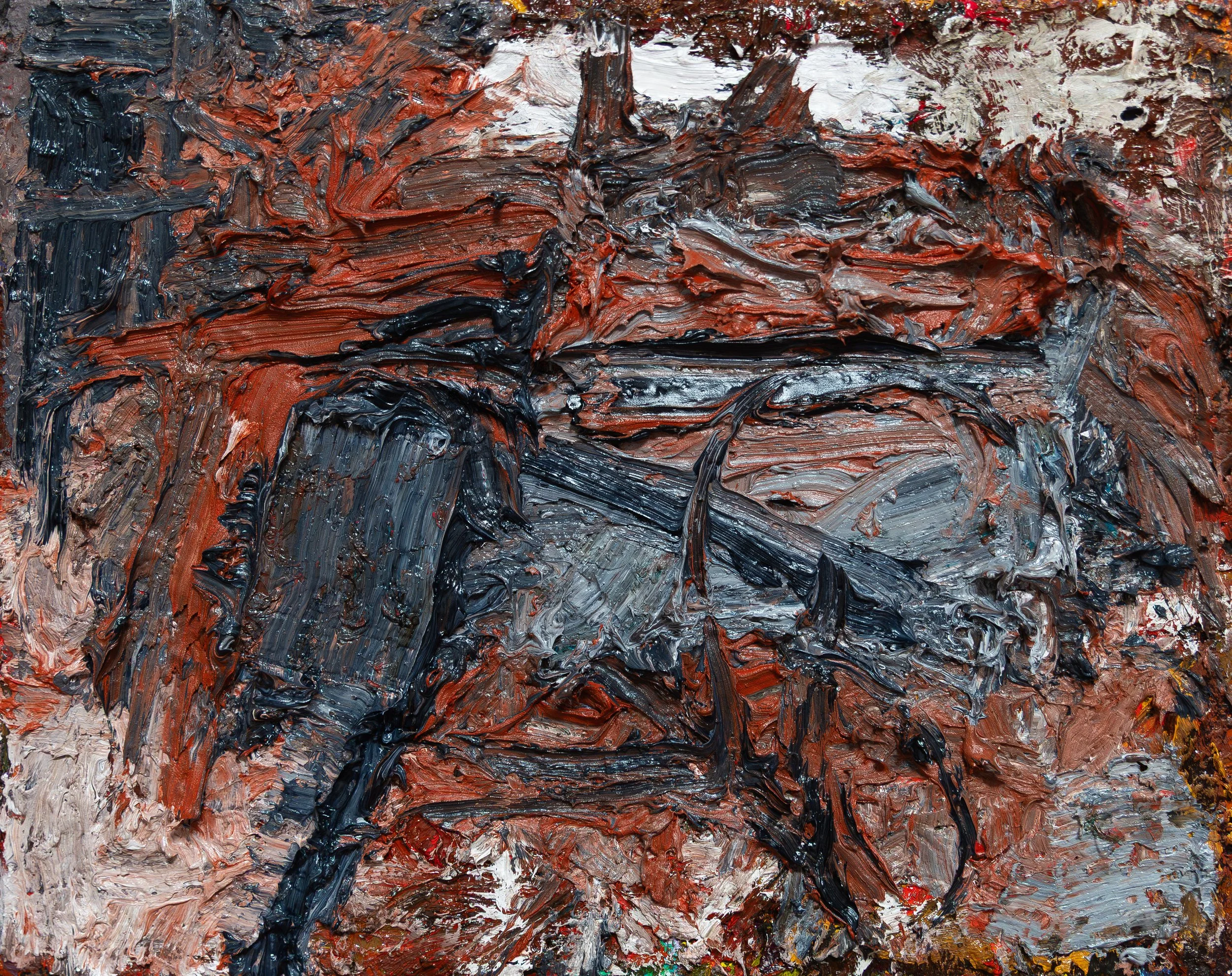 Bridge Piece, 2025. Oil on canvas, 20 x 30cm (private collection)