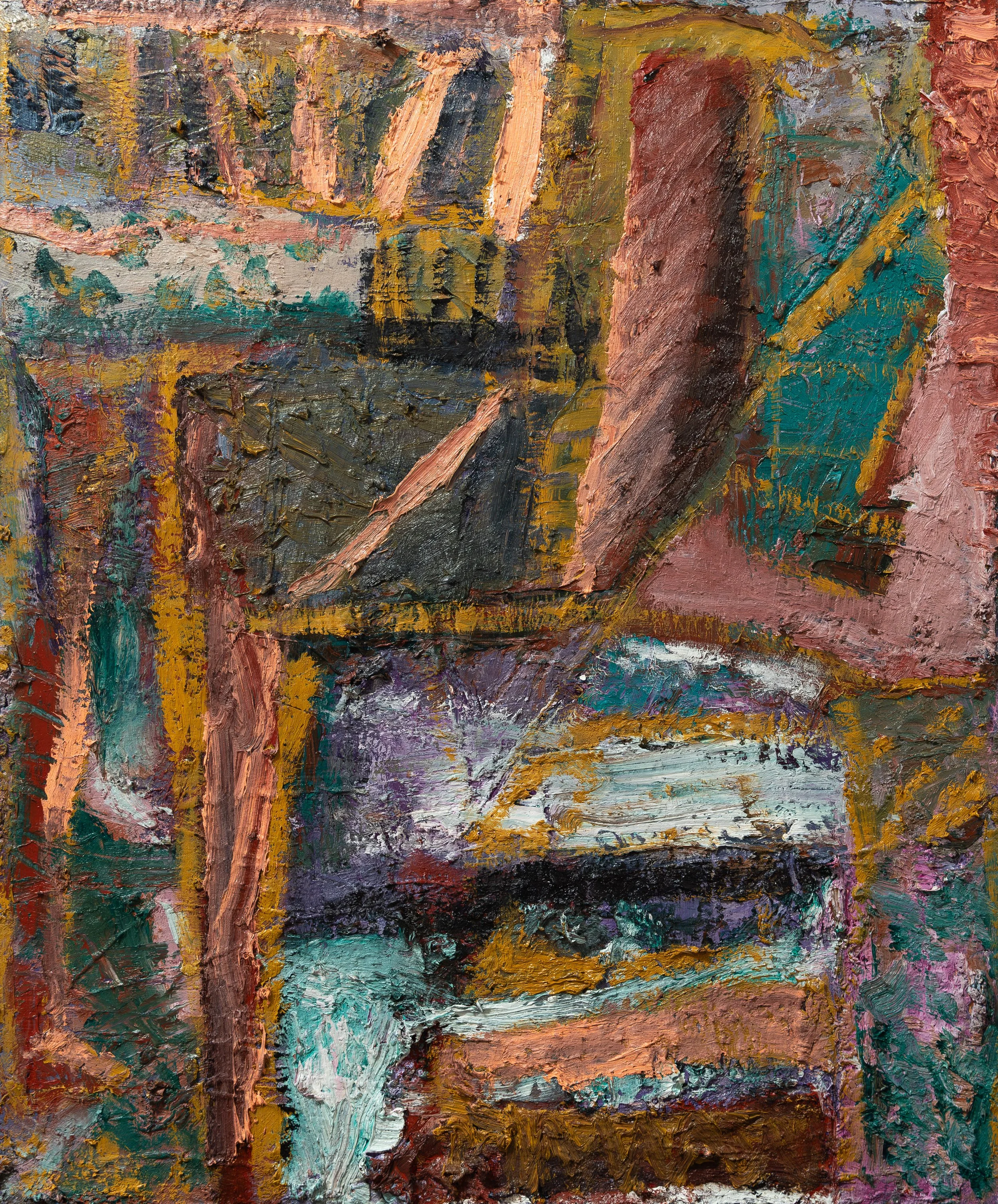 Sydenham Overview, 2025-26. Oil on canvas, 100 x 70cm (private collection)