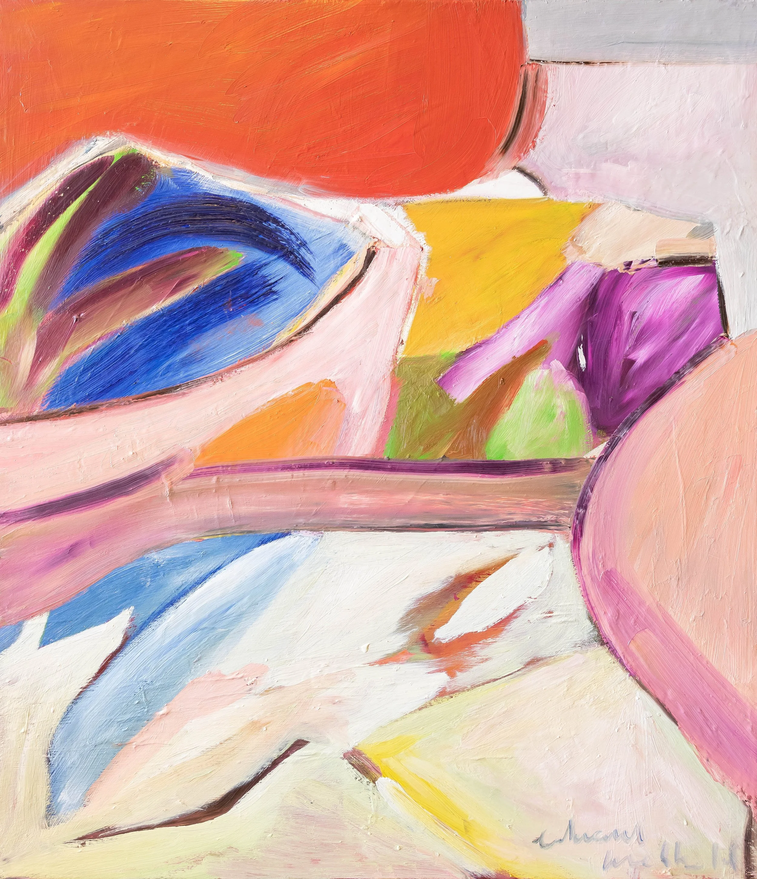 Sunday, 2021. Oil on canvas, 75 x 61cm  (private collection)