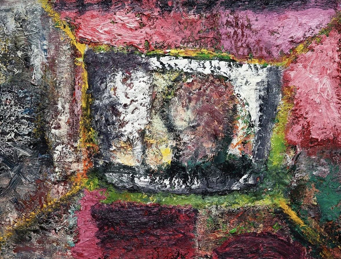 Cinema, 2022-25. Oil on canvas, 61 x 75cm (private collection)