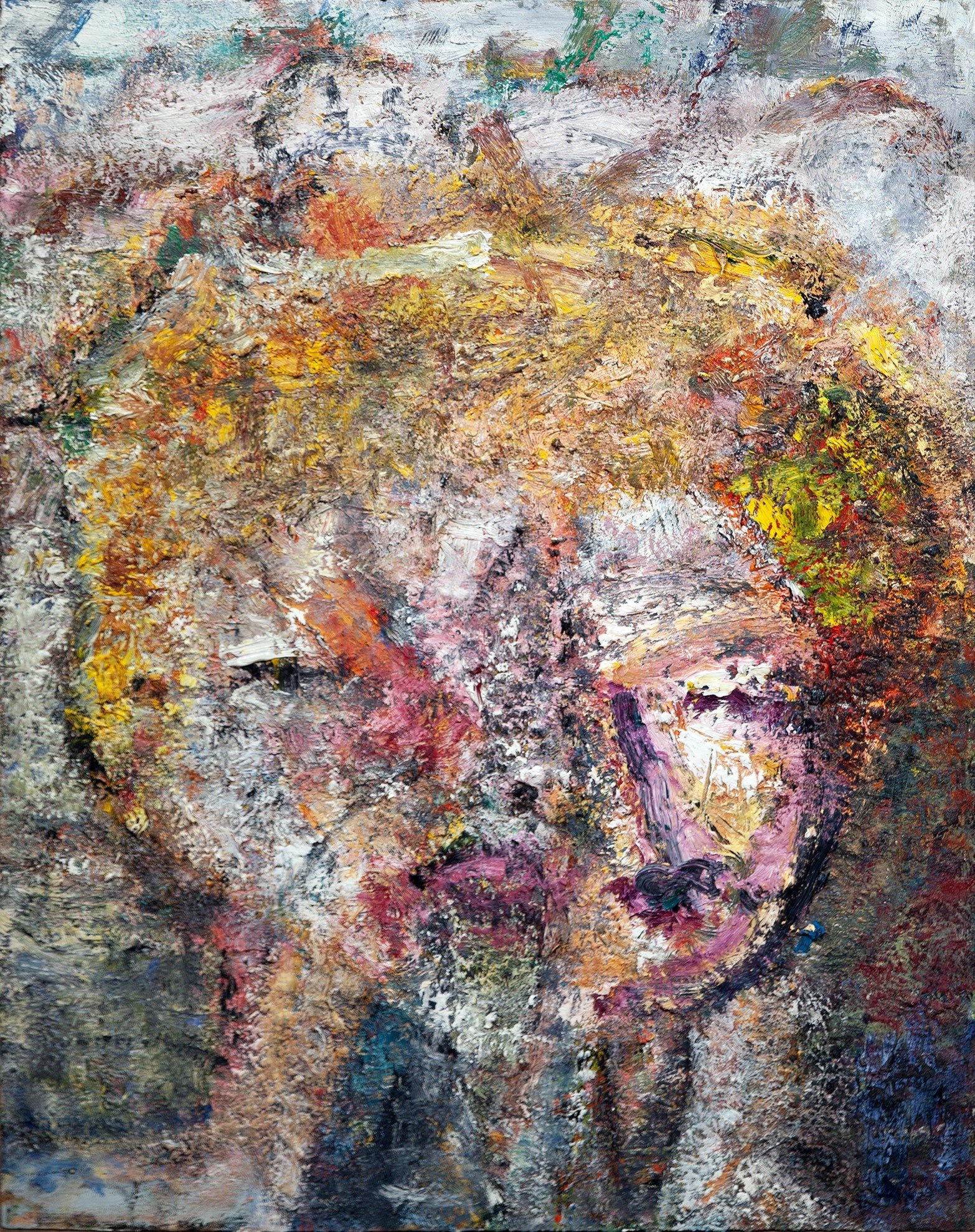 Self portrait at 29, 2022-25. Oil on canvas, 121 x 91cm (private collection)